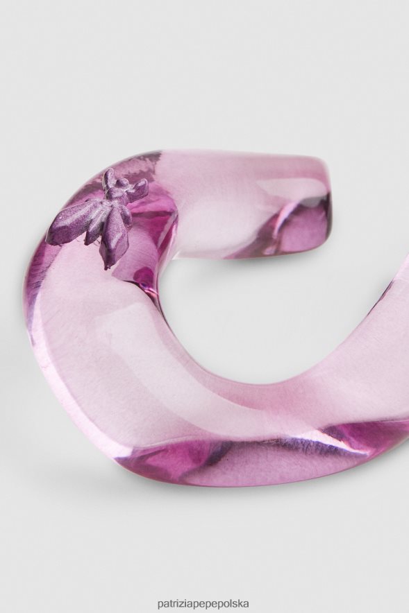 akcesorium Patrizia Pepe świeży liliowy kobiety latające kolczyki 866488895