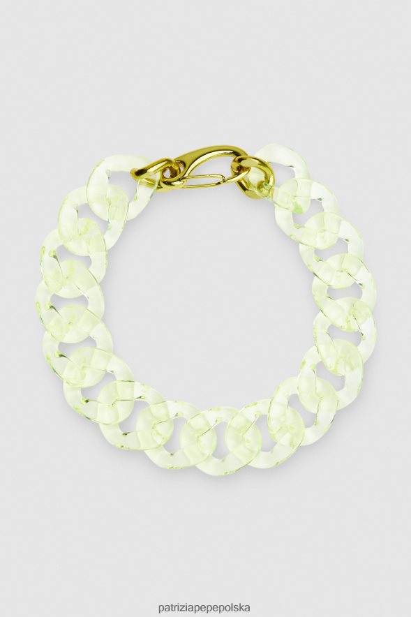 akcesorium Patrizia Pepe słoneczna limonka kobiety naszyjnik z łańcuszka 866488892