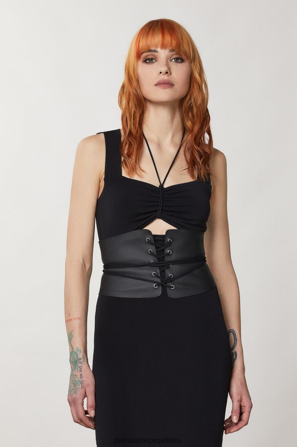 akcesorium Patrizia Pepe Nero kobiety gorset 866488997