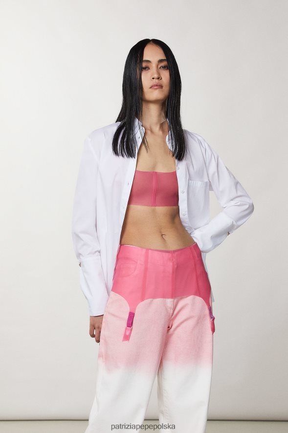 akcesorium Patrizia Pepe wiśniowy róż kobiety kobiecy baskijski 866488961