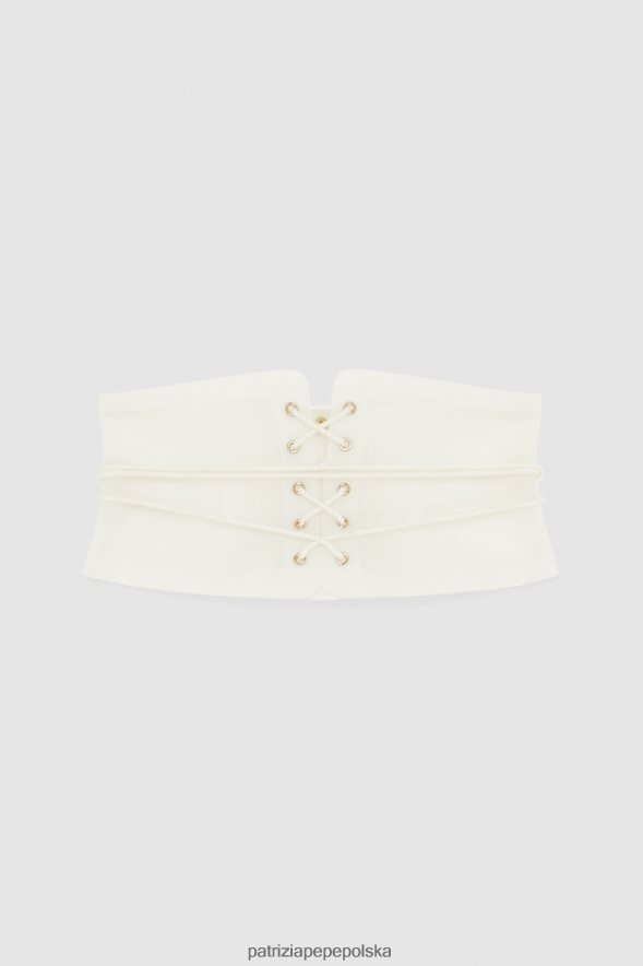 akcesorium Patrizia Pepe zmysłowość biała kobiety gorset 866488998