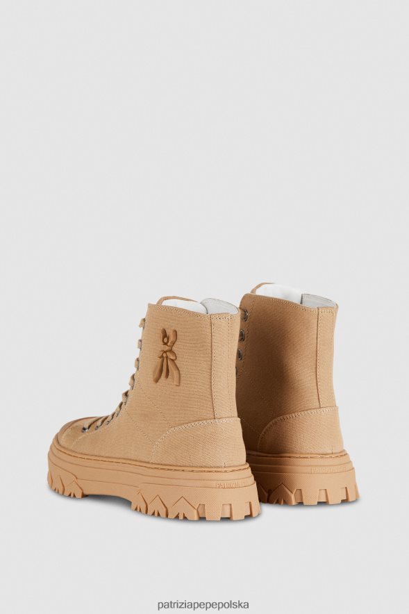 obuwie Patrizia Pepe pompejański beż kobiety Trampki na 8 much 866488878