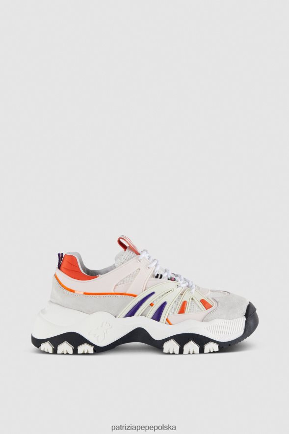 obuwie Patrizia Pepe wielobarwna róża kobiety tenisówki do biegania 866488839