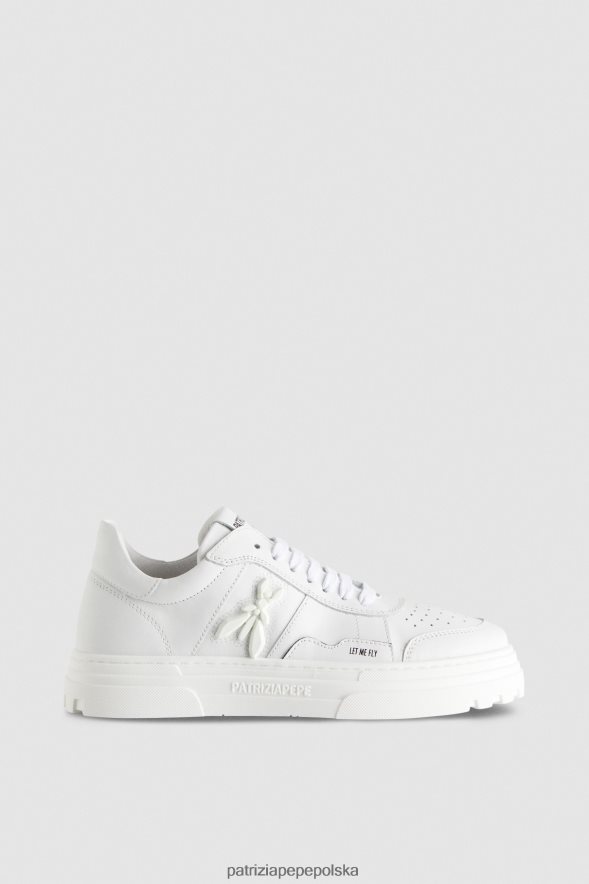 obuwie Patrizia Pepe złamana biel kobiety trampki Pepe 866488841