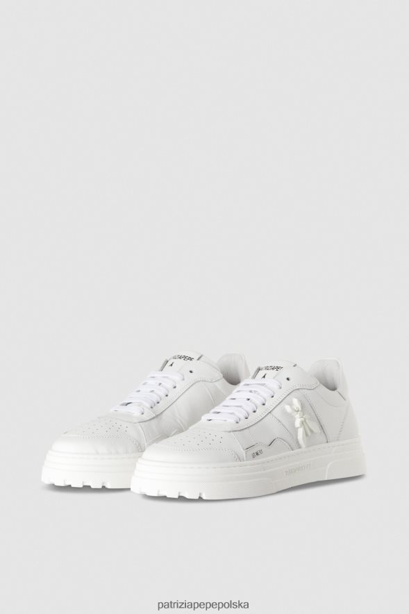 obuwie Patrizia Pepe złamana biel kobiety trampki Pepe 866488841