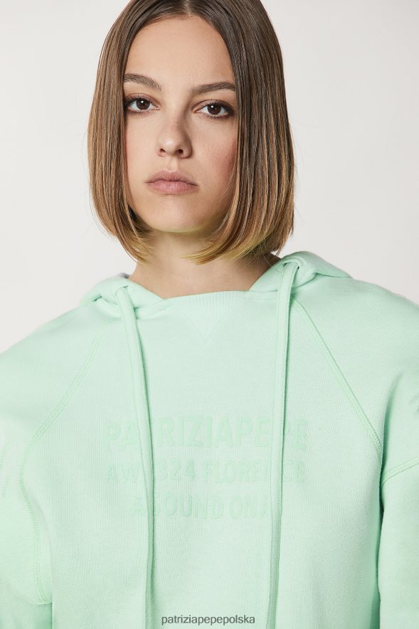 strój Patrizia Pepe planeta zielona kobiety niezbędna bluza z kapturem 866488134