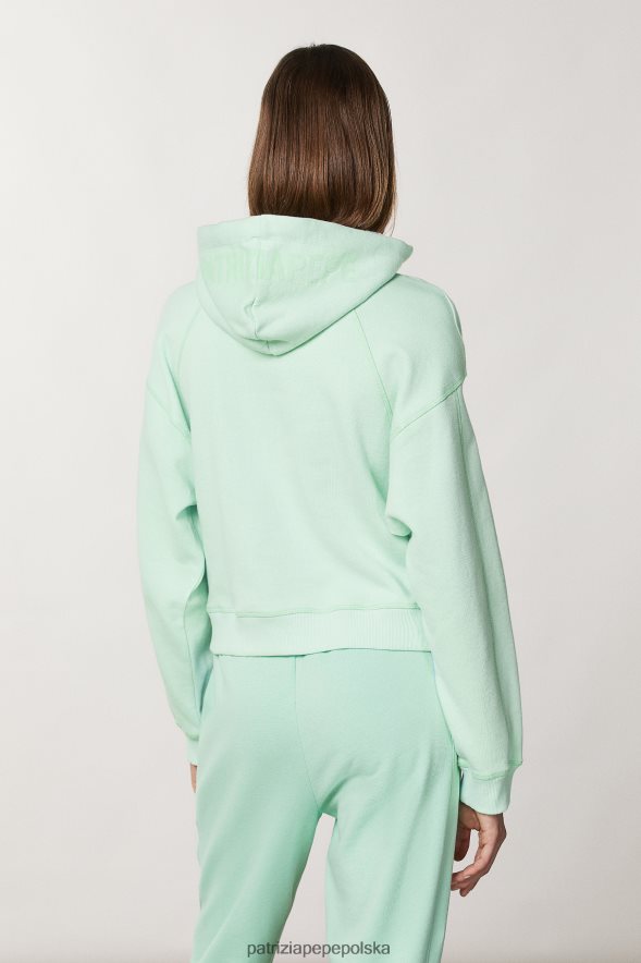strój Patrizia Pepe planeta zielona kobiety niezbędna bluza z kapturem 866488134