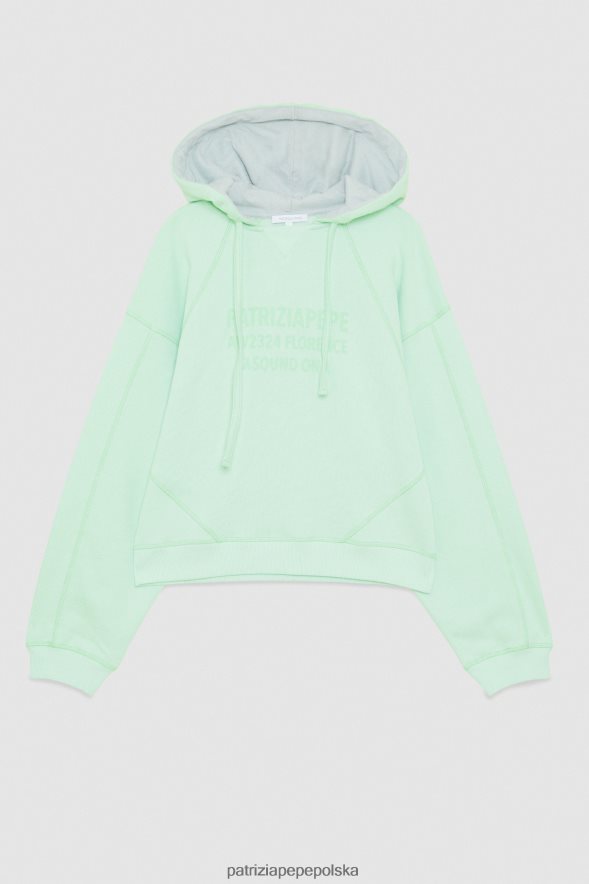 strój Patrizia Pepe planeta zielona kobiety niezbędna bluza z kapturem 866488134