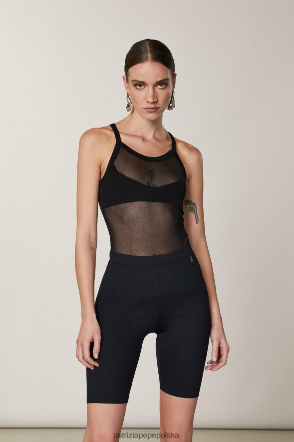 strój Patrizia Pepe Nero kobiety Top bez rękawów 866488599