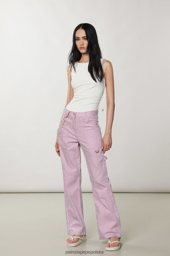 strój Patrizia Pepe pościel biała kobiety Koszulka bez rękawów z okrągłym dekoltem 866488226