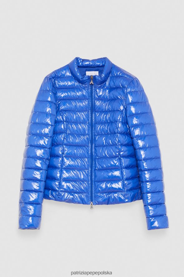 strój Patrizia Pepe Blue Ray kobiety lekka nylonowa kurtka puchowa 86648824