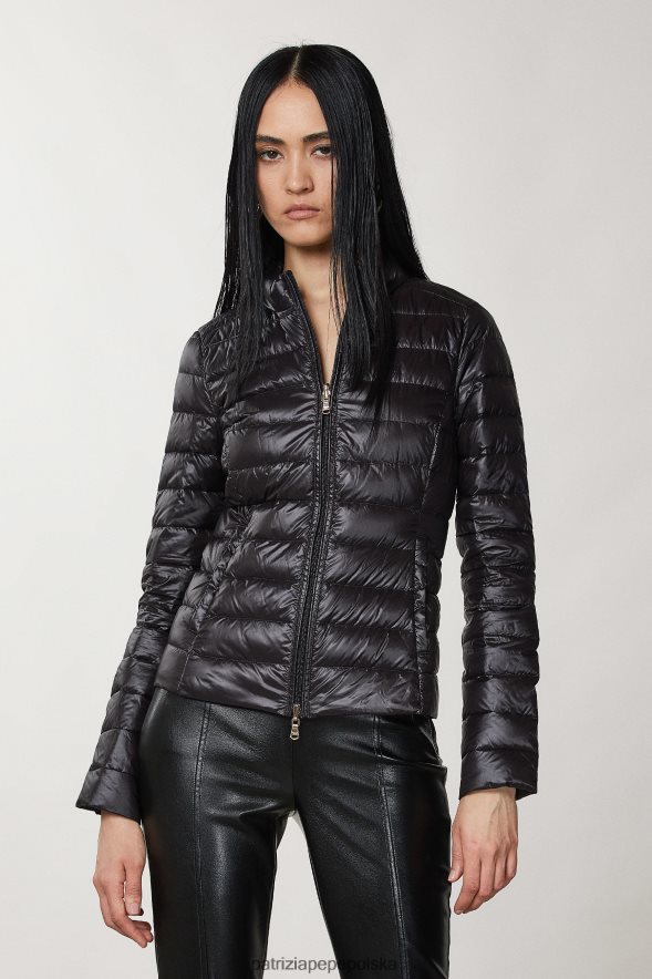 strój Patrizia Pepe Nero kobiety ultralekka, dwustronna kurtka puchowa 866488582
