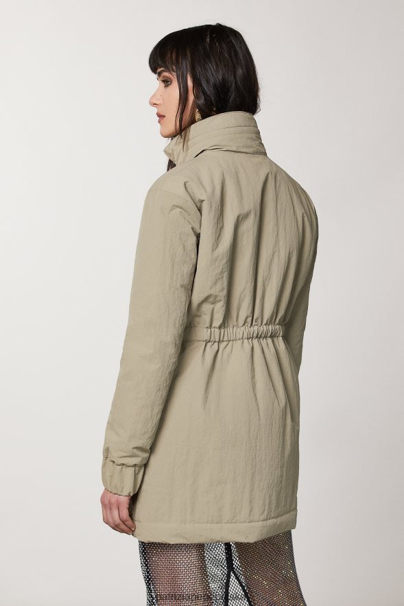 strój Patrizia Pepe szałwia zielona kobiety wyściełana kurtka 866488459