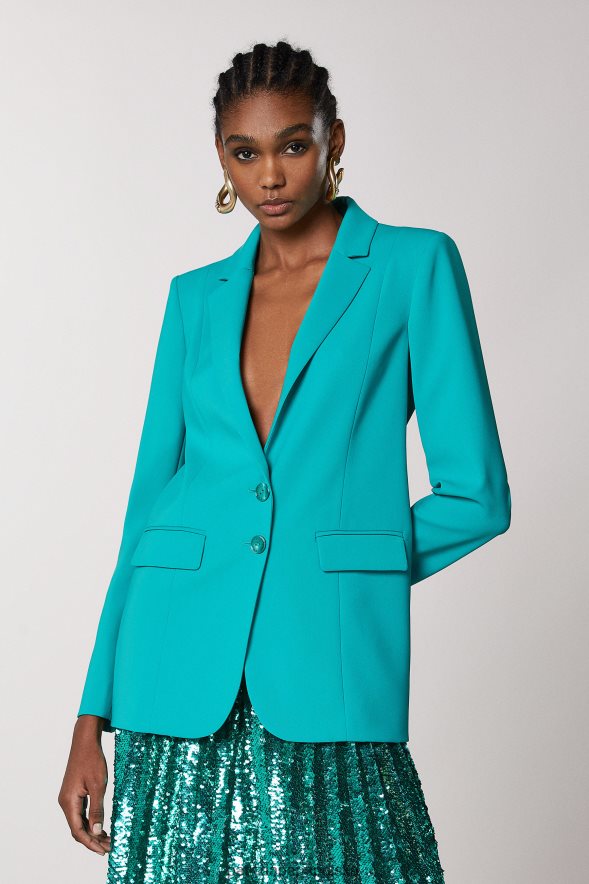 strój Patrizia Pepe iluzoryczna zieleń kobiety niezbędna kurtka chłopaka 866488408