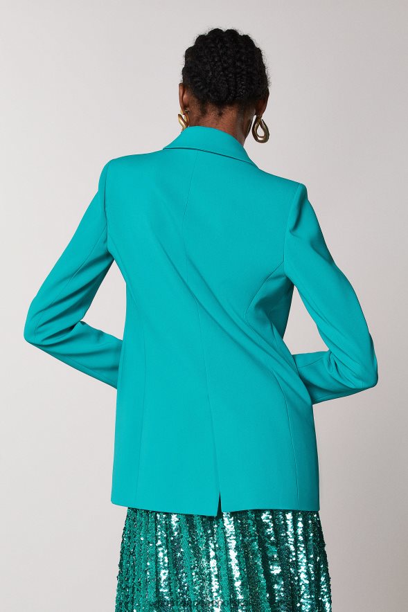 strój Patrizia Pepe iluzoryczna zieleń kobiety niezbędna kurtka chłopaka 866488408