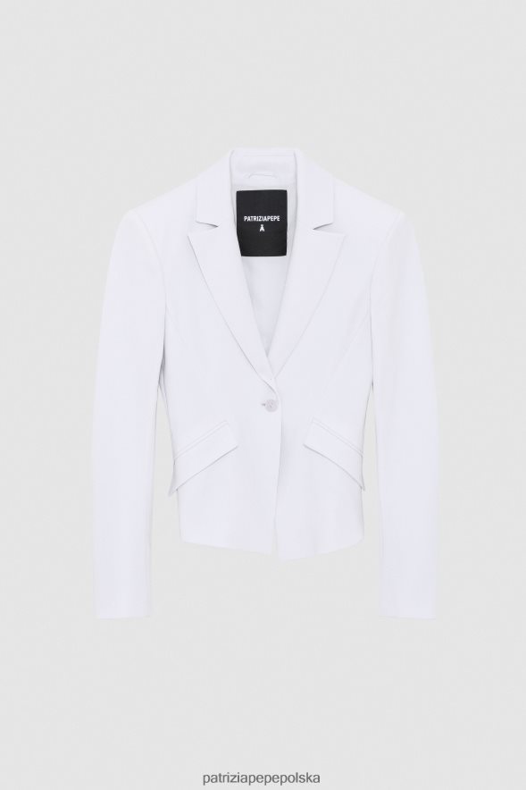 strój Patrizia Pepe liliowo-szary kobiety niezbędna kobieca kurtka 866488380