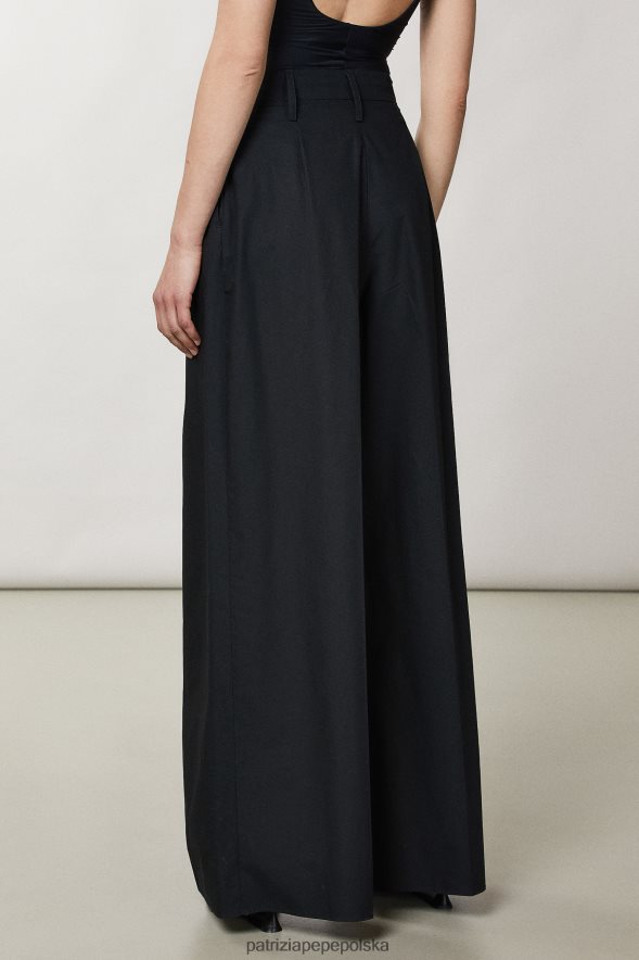 strój Patrizia Pepe Nero kobiety duże spodnie palazzo 866488289