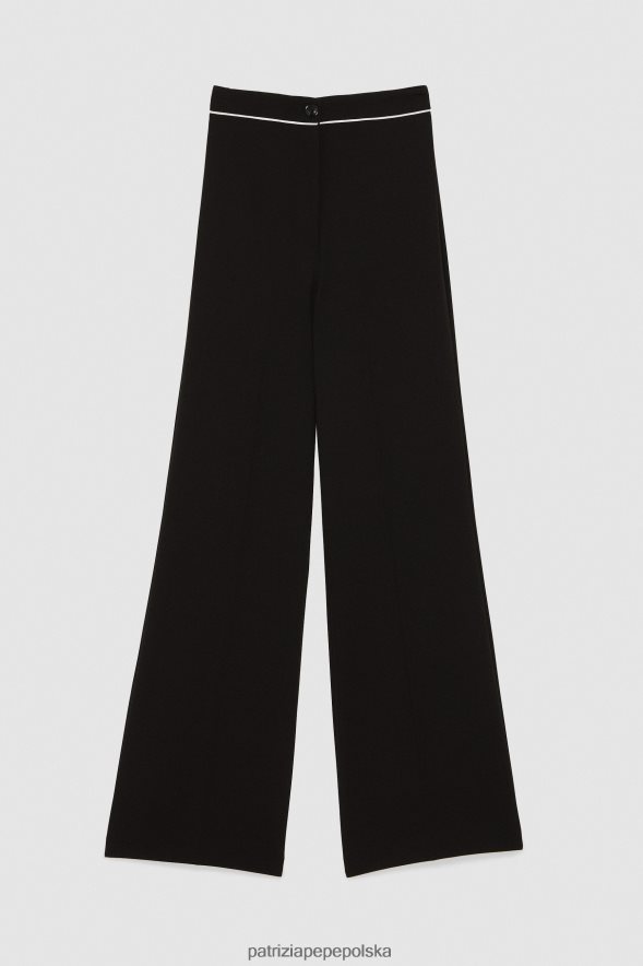 strój Patrizia Pepe Nero kobiety spodnie pałacowe 86648825