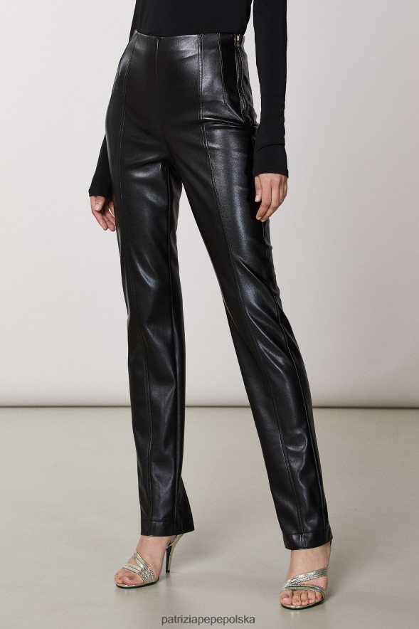 strój Patrizia Pepe Nero kobiety niezbędne wąskie spodnie 866488442