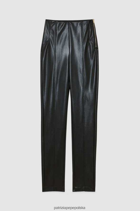 strój Patrizia Pepe Nero kobiety niezbędne wąskie spodnie 866488442