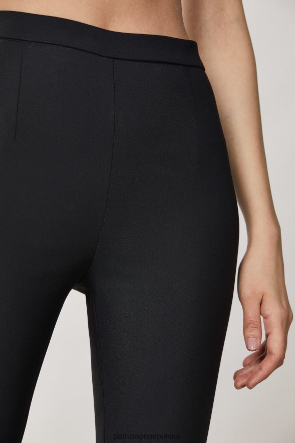 strój Patrizia Pepe Nero kobiety wąskie spodnie 866488359