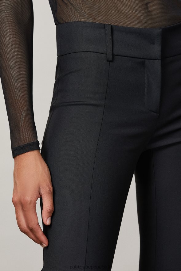 strój Patrizia Pepe Nero kobiety wąskie spodnie 866488578