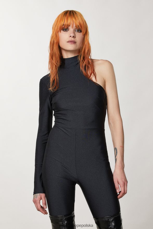 strój Patrizia Pepe Nero kobiety Dżersejowy kombinezon zapinany na zamek 866488146