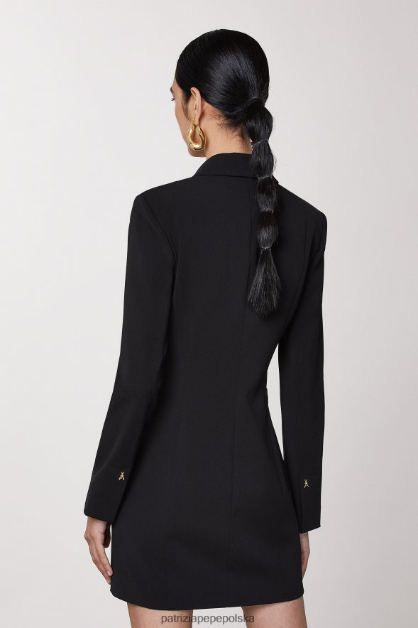 strój Patrizia Pepe Nero kobiety niezbędna sukienka marynarska 866488436
