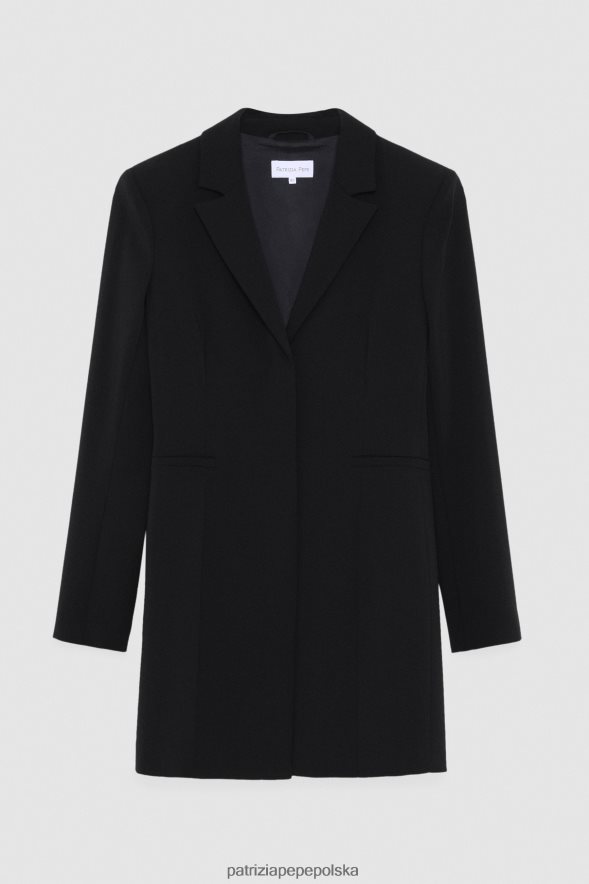 strój Patrizia Pepe Nero kobiety niezbędna sukienka marynarska 866488436