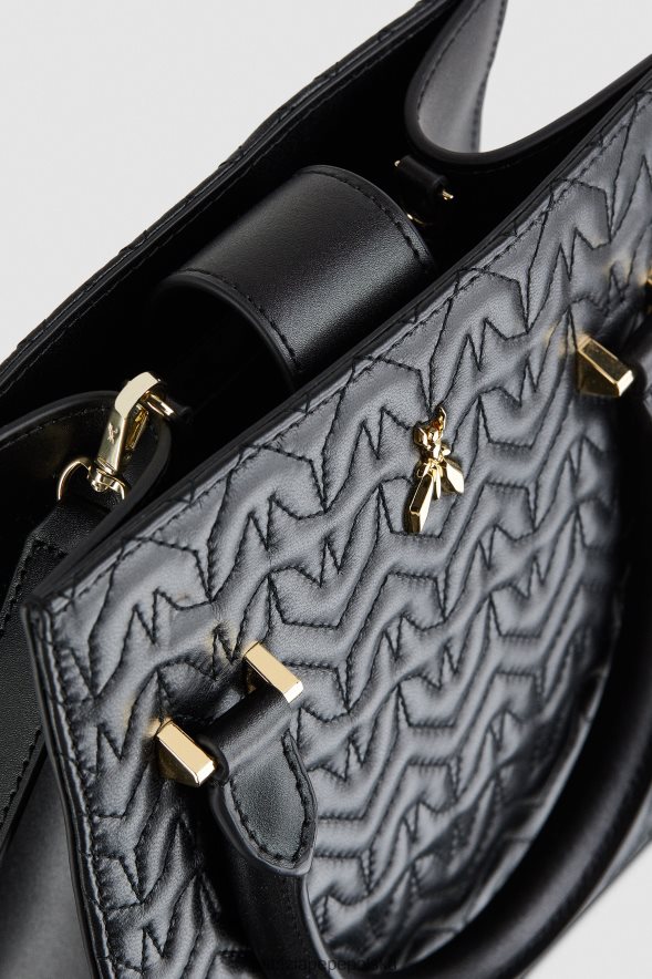 torby| Patrizia Pepe Nero kobiety Skórzana torebka 866488754