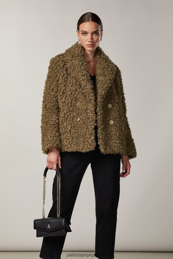 torby| Patrizia Pepe Nero kobiety latająca skóra bamby 866488727