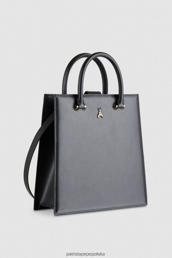 torby| Patrizia Pepe Nero kobiety średnia torebka 866488755