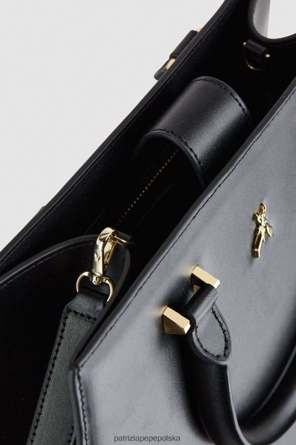 torby| Patrizia Pepe Nero kobiety średnia torebka 866488755