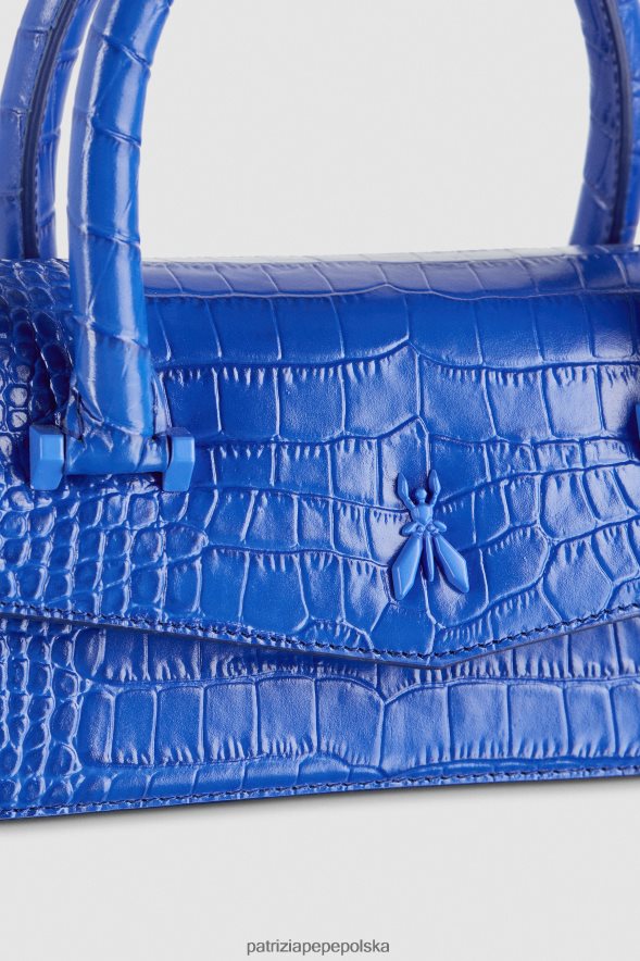 torby| Patrizia Pepe monochromatyczny niebieski kobiety lataj Bamby Croco 866488723