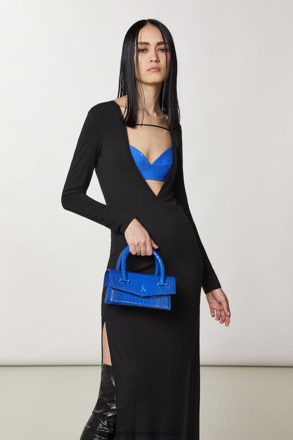 torby| Patrizia Pepe monochromatyczny niebieski kobiety lataj Bamby Croco 866488723