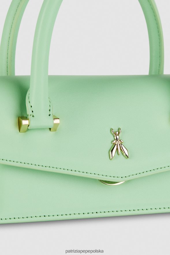 torby| Patrizia Pepe planeta zielona kobiety skórzana mucha, bamby 866488747