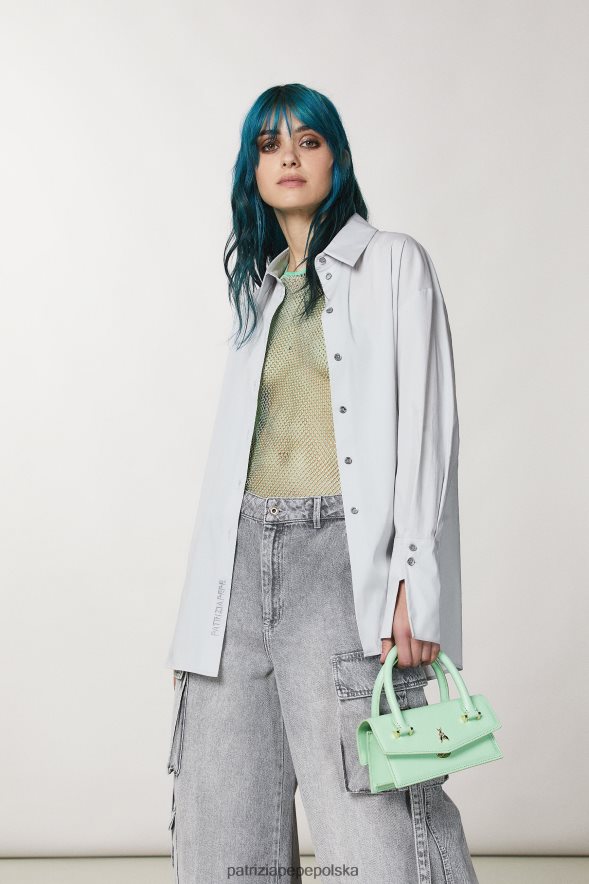 torby| Patrizia Pepe planeta zielona kobiety skórzana mucha, bamby 866488747