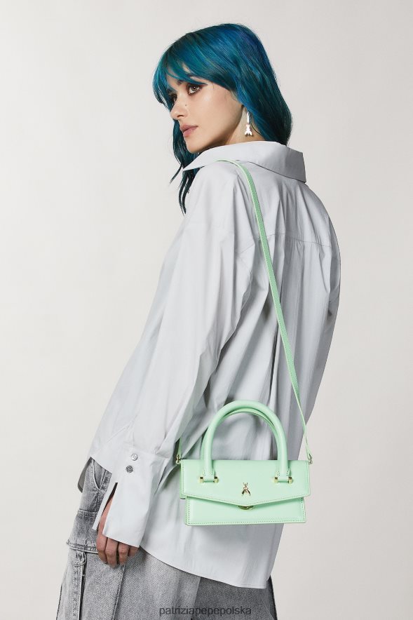 torby| Patrizia Pepe planeta zielona kobiety skórzana mucha, bamby 866488747