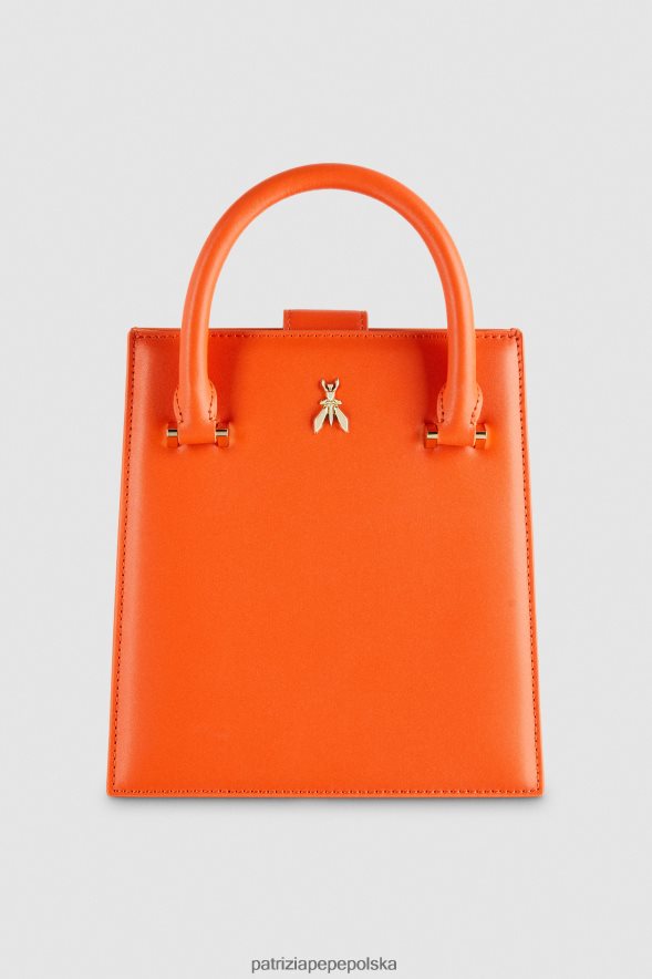 torby| Patrizia Pepe słoneczna pomarańcza kobiety torebka z paskiem na ramię 866488760
