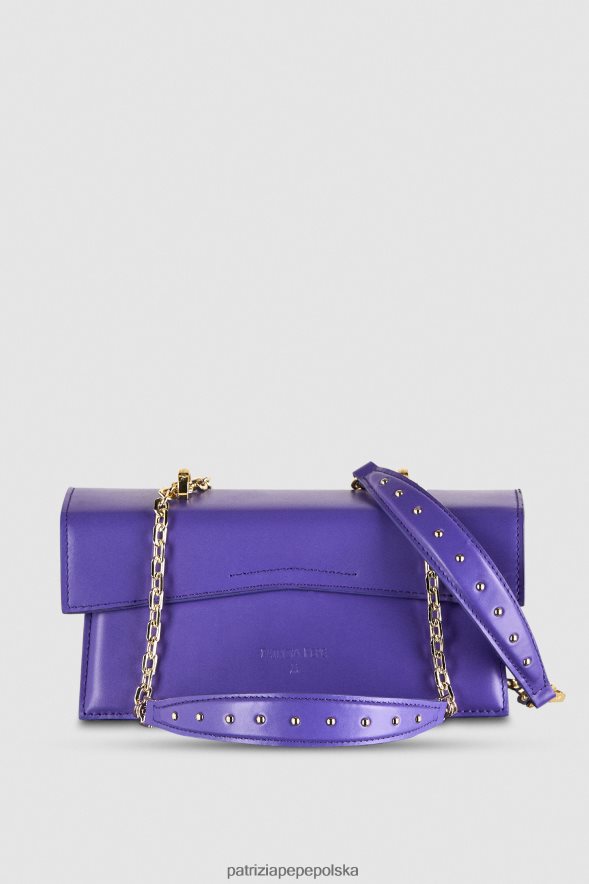 torby| Patrizia Pepe ultrafiolet kobiety latająca skóra bamby 866488740
