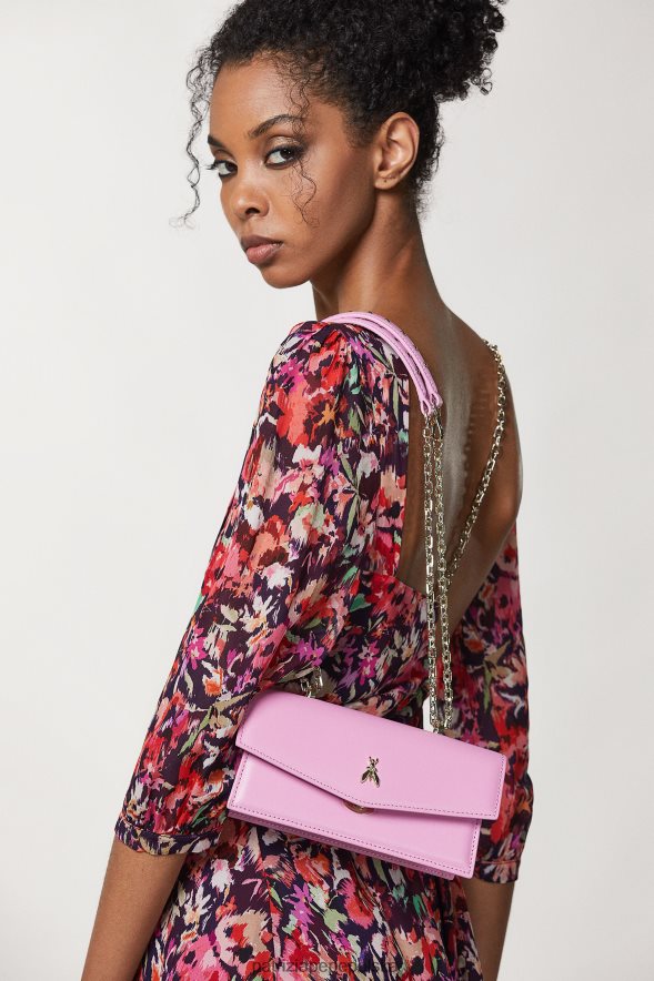 torby| Patrizia Pepe wirtualny fiolet kobiety latająca skóra bamby 866488732