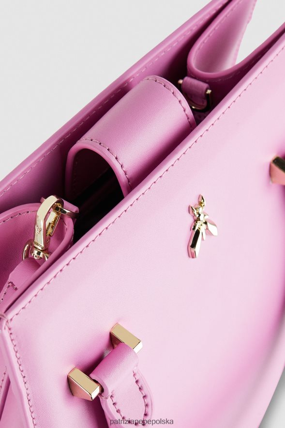 torby| Patrizia Pepe wirtualny fiolet kobiety torebka z paskiem na ramię 866488761