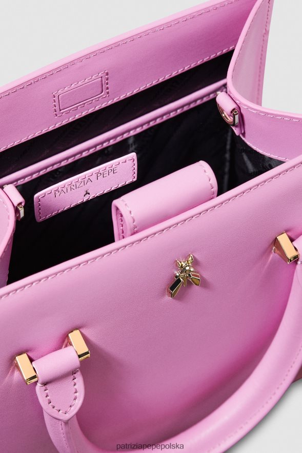 torby| Patrizia Pepe wirtualny fiolet kobiety torebka z paskiem na ramię 866488761