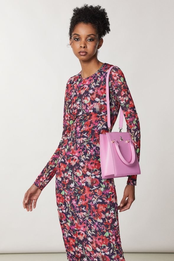 torby| Patrizia Pepe wirtualny fiolet kobiety torebka z paskiem na ramię 866488761