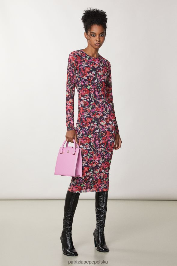 torby| Patrizia Pepe wirtualny fiolet kobiety torebka z paskiem na ramię 866488761