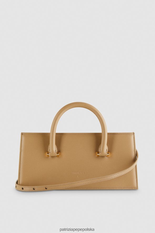 torby| Patrizia Pepe zimowy piasek kobiety skórzana mucha, bamby 866488759