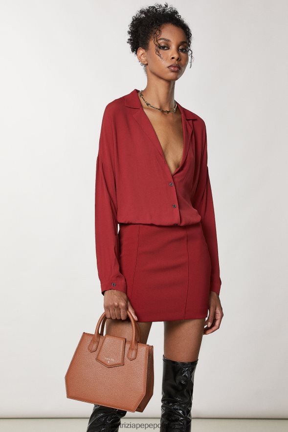 torby| Patrizia Pepe nowe cuoio kobiety duża torebka 866488790