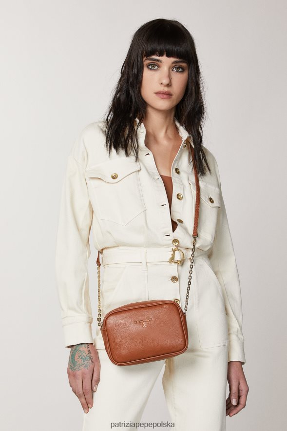 torby| Patrizia Pepe nowe cuoio kobiety mała torba na ramię na aparat 866488825