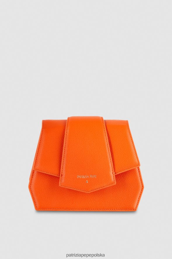 torby| Patrizia Pepe słoneczna pomarańcza kobiety torba na ramię zapinana na zamek 866488821