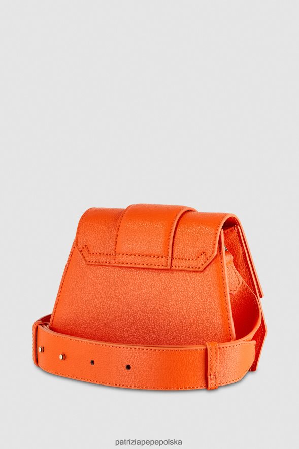 torby| Patrizia Pepe słoneczna pomarańcza kobiety torba na ramię zapinana na zamek 866488821